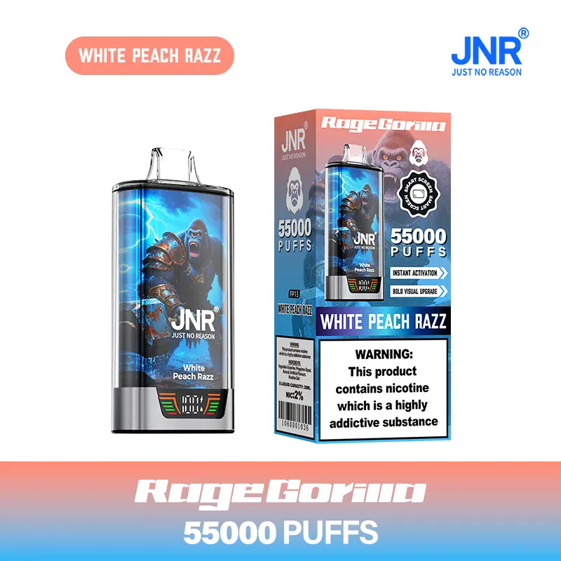 JNR Rage Gorilla 55K 55000 Puffs Smart Display Original Disposable Vape - Image 42