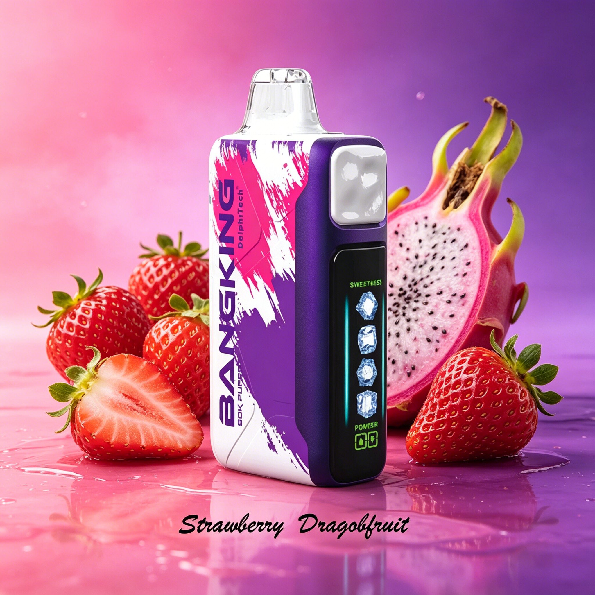 Bang King Ice Cool 60000 60K Puffs Adjustable Ice Level LED Display Disposable Vape Japan warehouse - Image 11
