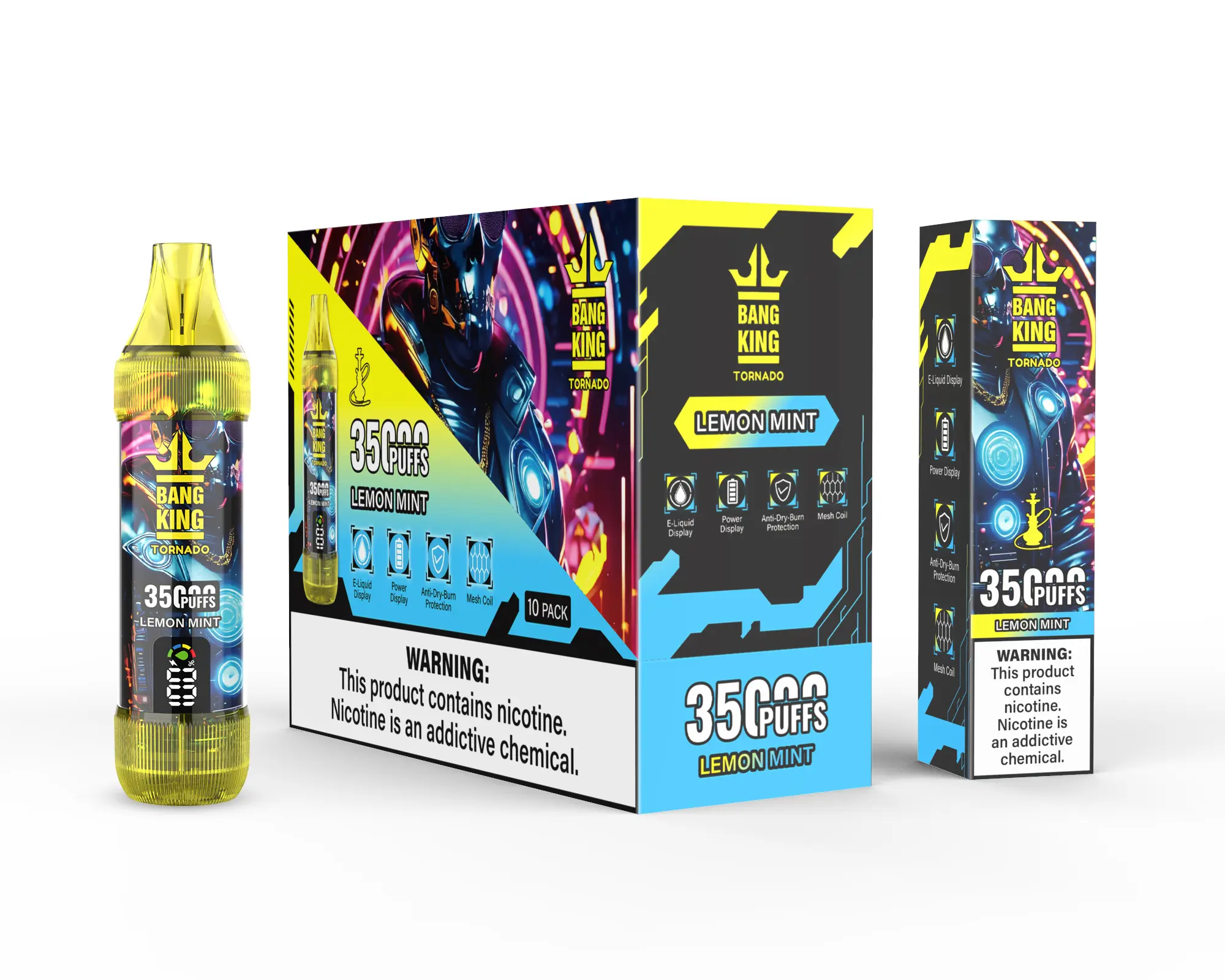Bang King Tornado 35000 35K Puffs Original LED Display Edition Disposable Vape Pen - Image 16