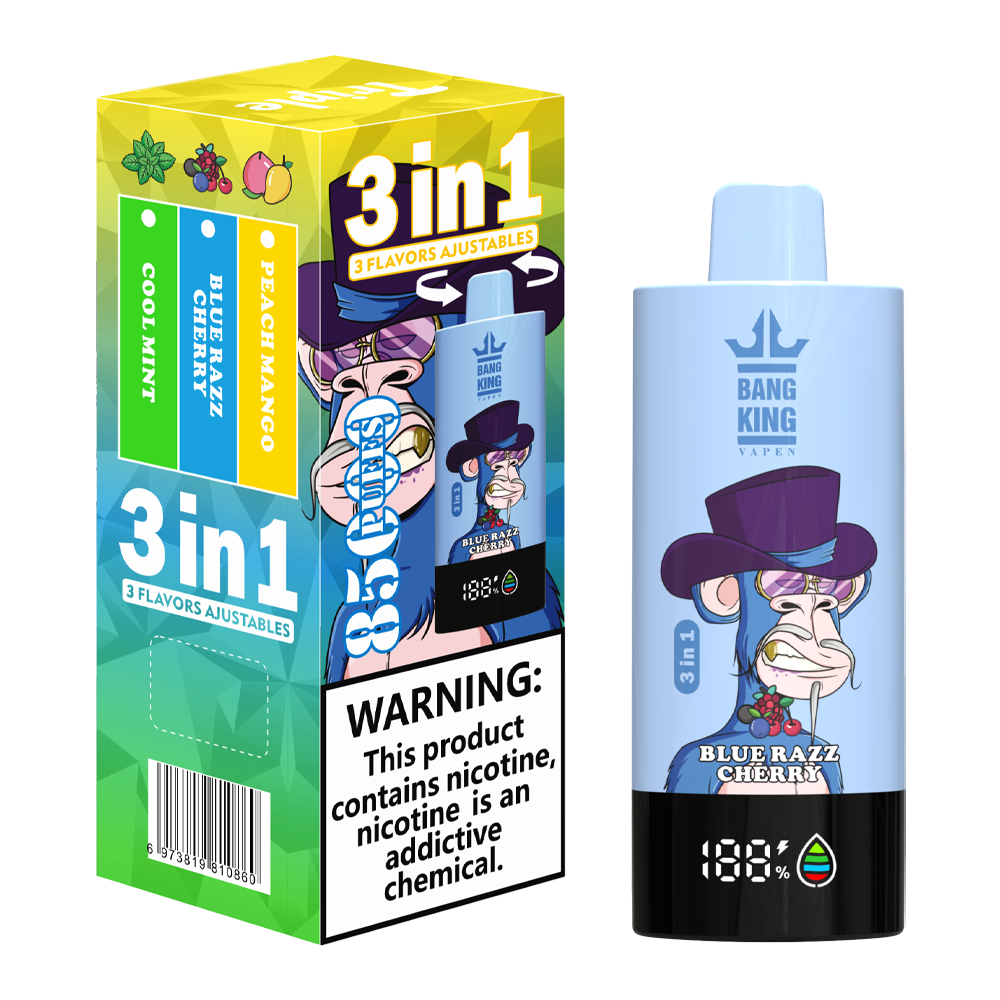 Bang King 85000 85k Puffs 3 in 1 Flavors Newest Original Rechargeable LCD Display Disposable Vape - Image 19