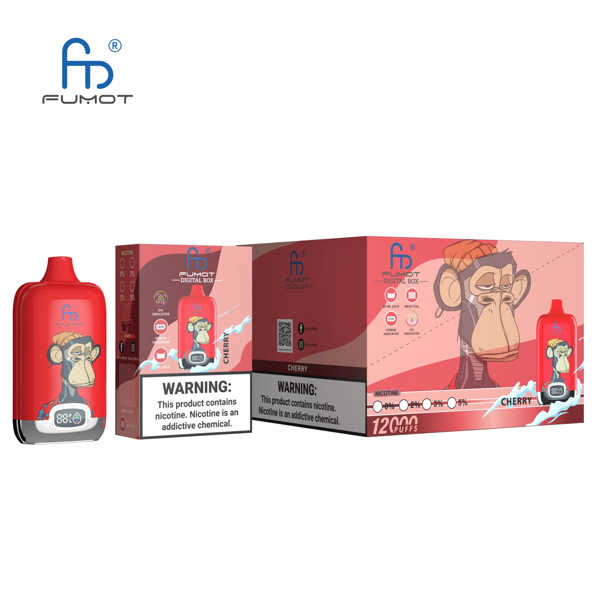 Fumot Randm Digital Box 12000 Puffs Disposable Vape - Image 10