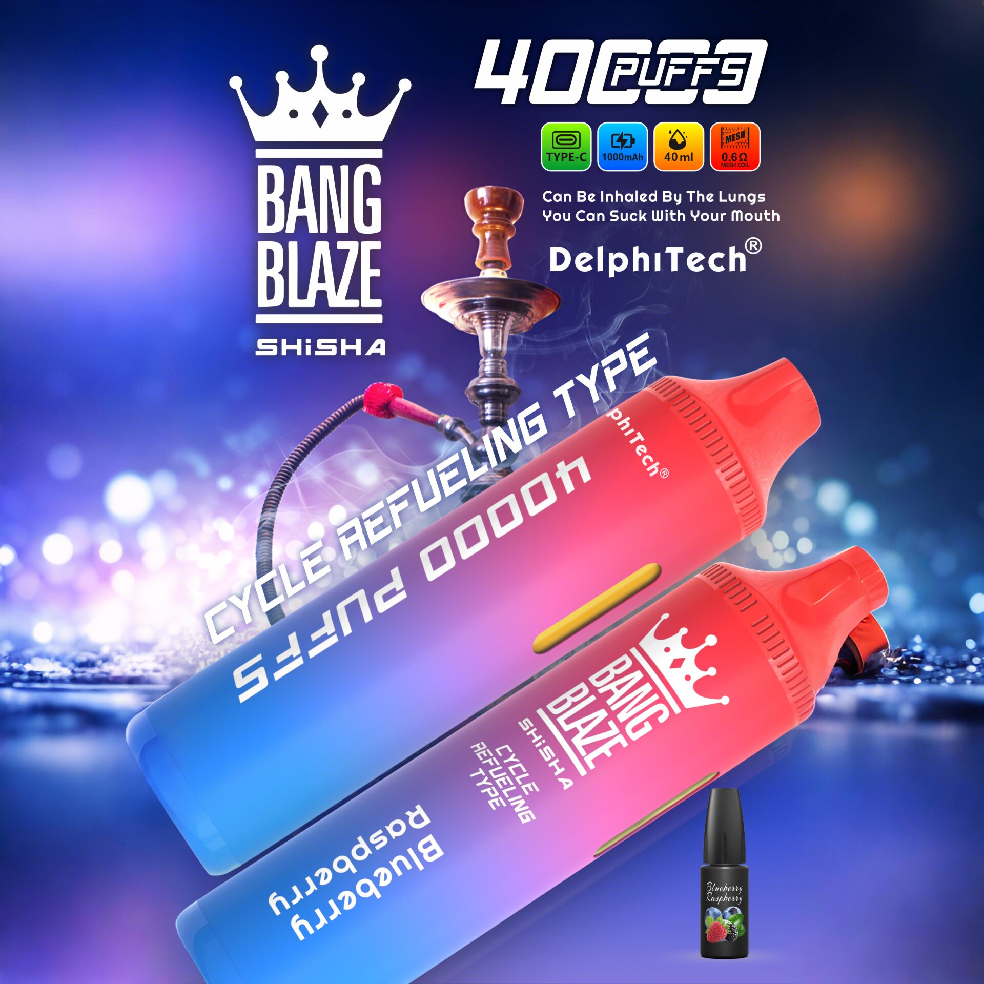 Bang Blaze 40k 40000 Puffs 2% 5% Nicotine Riginal Refillable Oil Vape - Image 21