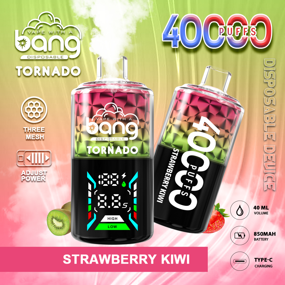 Bang Tornado 40000 40K Puffs Large Smoke LED Display Disposable Vape - Image 7